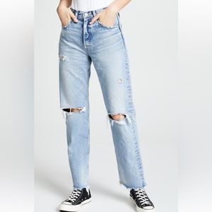 Moussy Vintage MV Odessa Wide Straight Jeans size 29